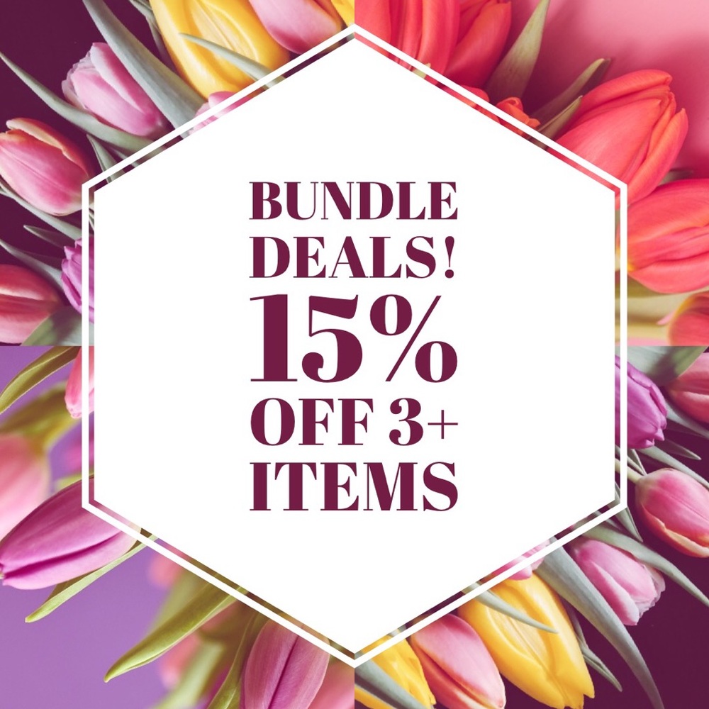 15% OFF BUNDLES!